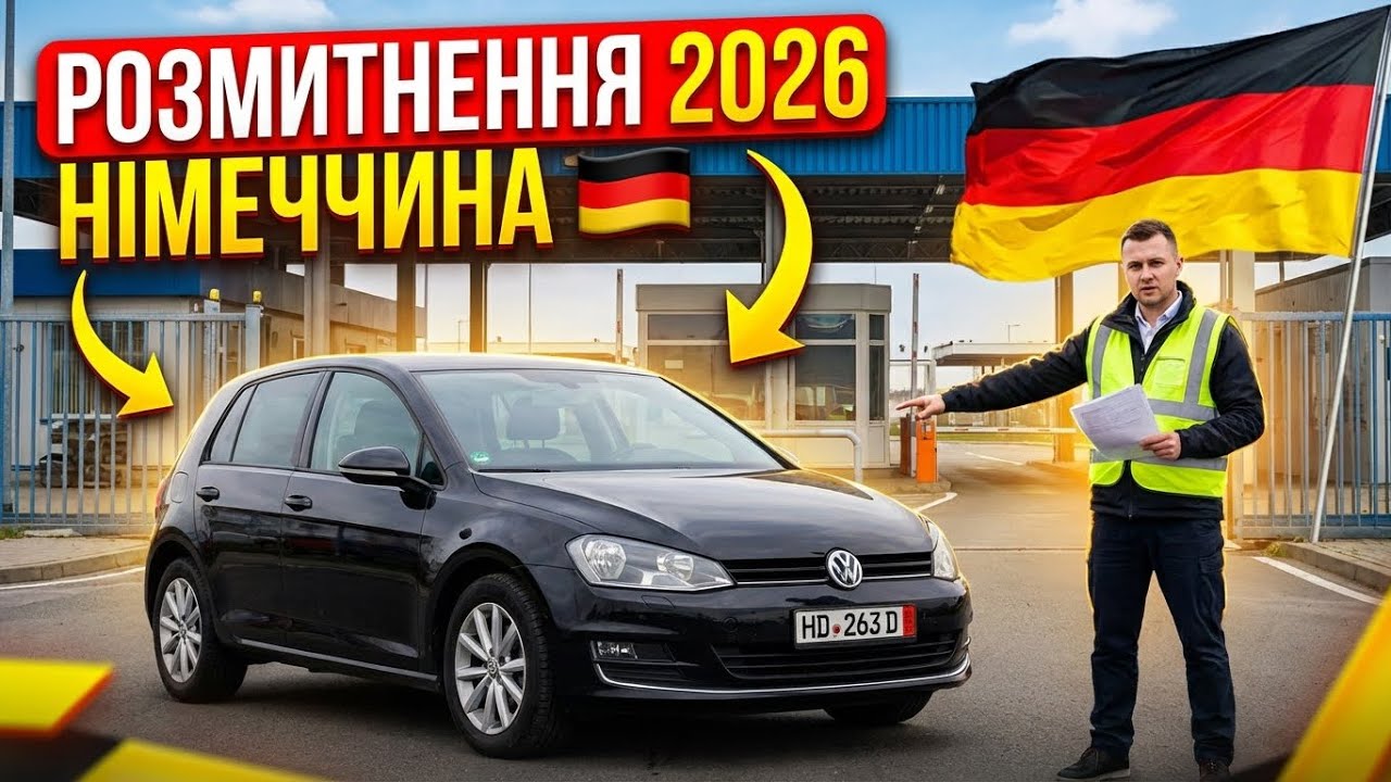 Розмитнення авто з Німеччини у 2026 році ❗️ Нові правила, ціни, підводні камені🔥