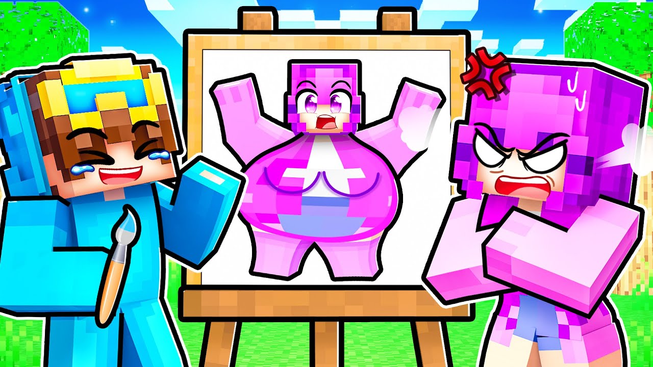 BOYS vs GIRLS Speed Draw In Minecraft!