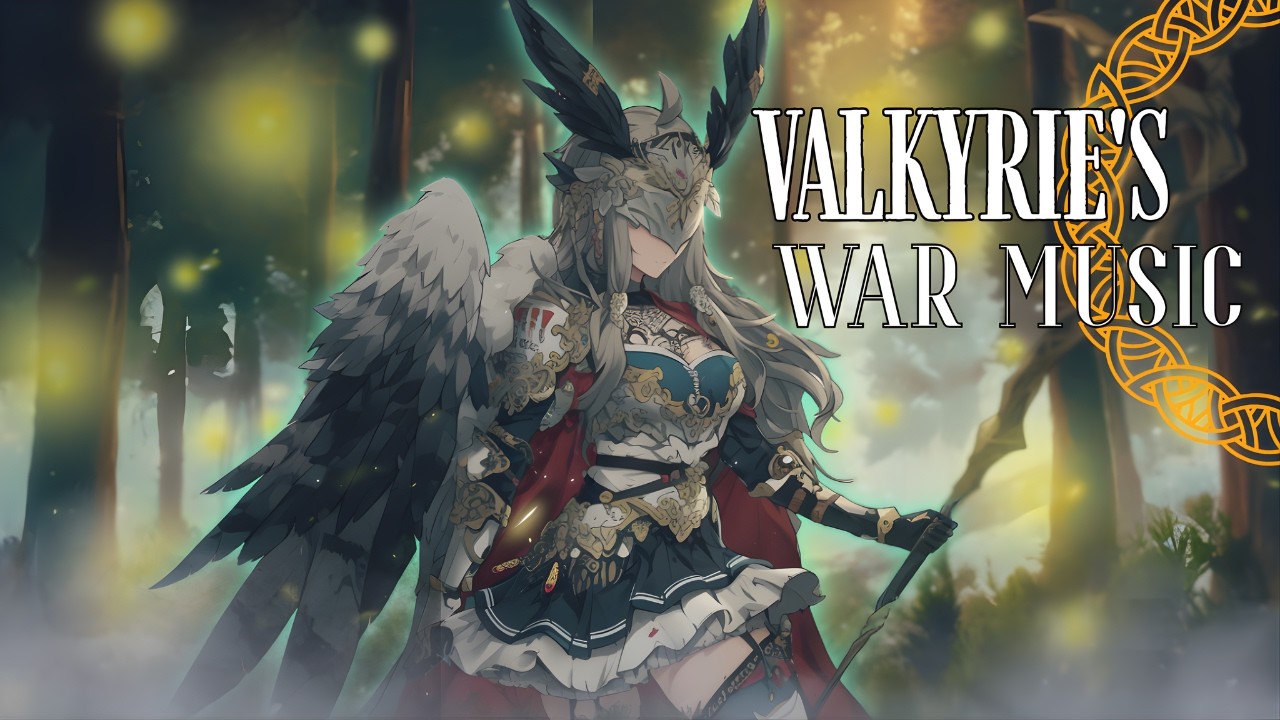 VALKYRIEWAR MUSIC 40mis Nordic Celtic Rock For BGM ,Motivation, Coding #nordicrock #celticmusic