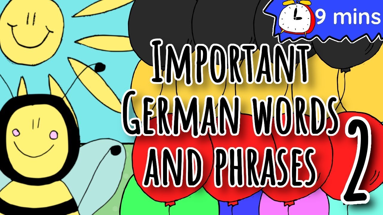 German for children | Important German words and phrases  (Lesson 2)