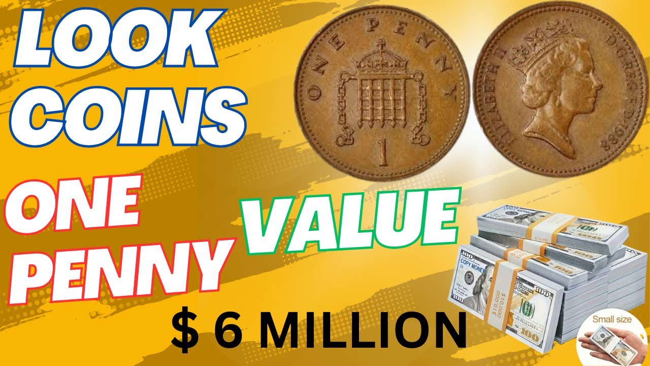 MOST RARE COINS MONEY  BIG VALUE  ONE PENNY  COIN 1988  .,
