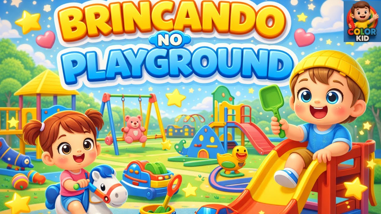 Brincando no Playground – hábitos saudáveis.  | Historinhas e Músicas Infantis | Canal Color Kid