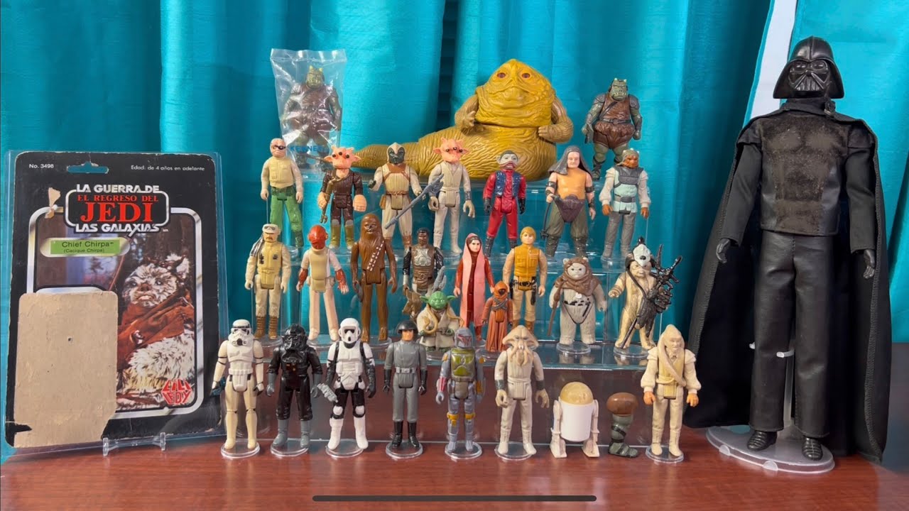 Винтажная коллекция фигурок Star Wars от Kenner: Лили Леди, произведено в Мексике.