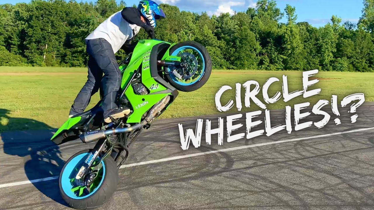 INSANE ZX10R Stretched Swingarm Stunt Bike!