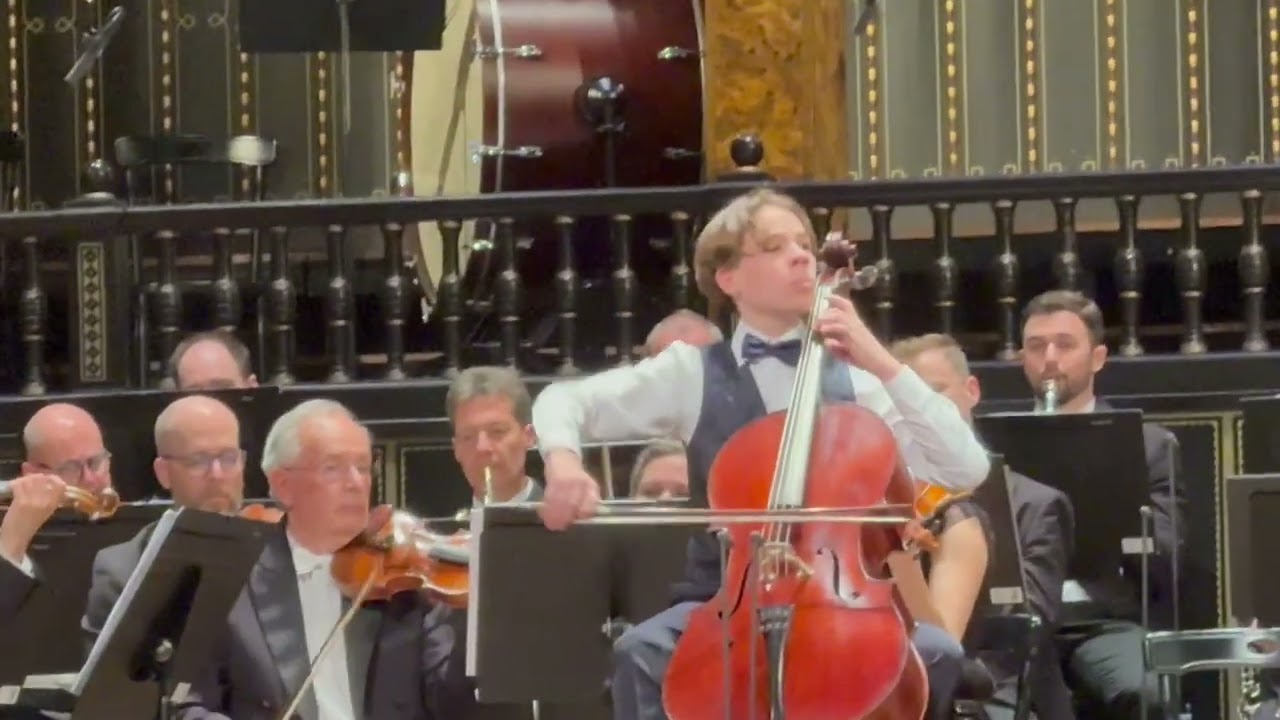 Lyam Chenaux (15), cello. Lalo cello concerto