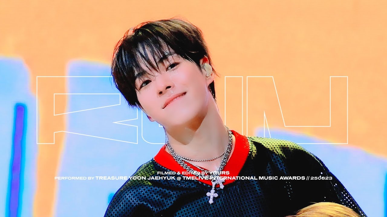 [4K] 250823 TMElive International Music Awards 'RUN' YOON JAEHYUK FANCAM