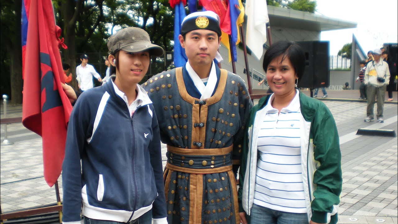 Korean Traditional Martial Arts Performance at Seoul Tower in Namsan South Korea