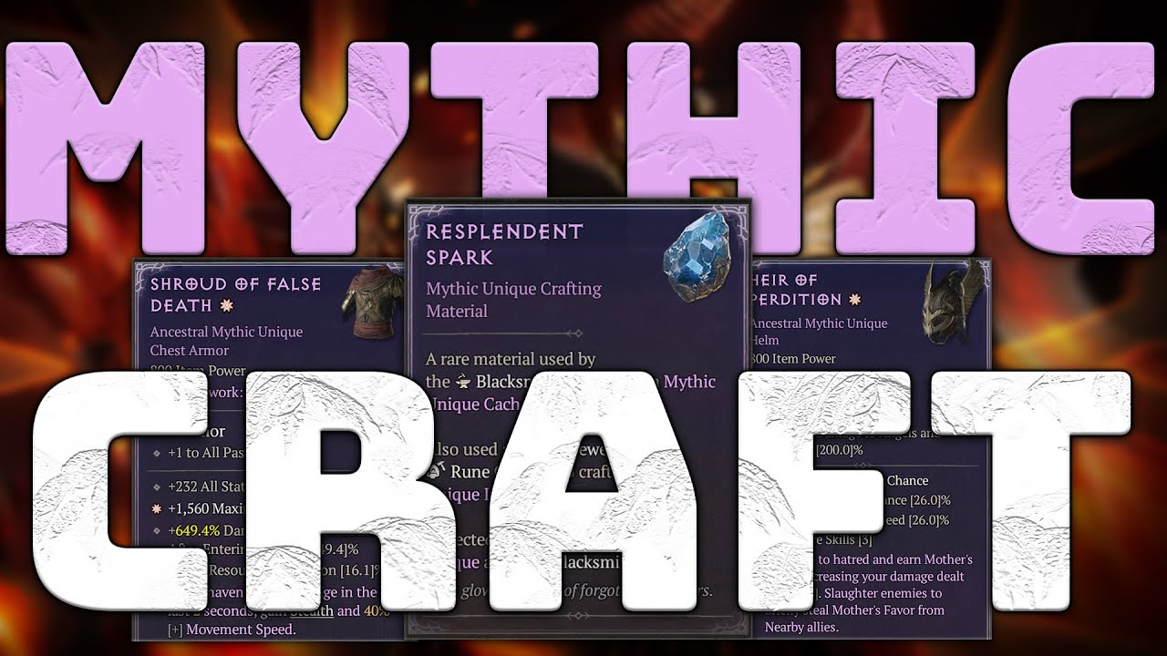Crafting 35 Mythic Items in Diablo 4 - Will We Get The Perfect Roll?