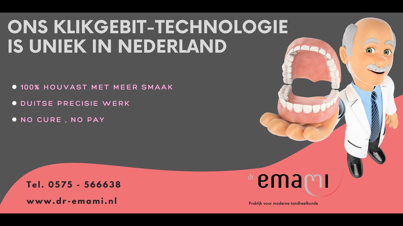 Ons klikgebit-technologie uit Duitsland is uniek in nederland.