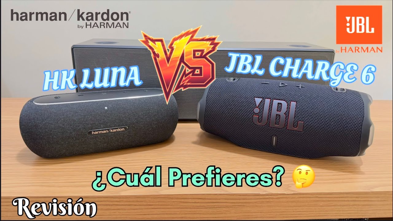 JBL Charge 6 vs Harman Kardon Luna 🔥¿Cuál es mejor? 🤔 Prueba de Sonido 🔊 Audio Test 🤯