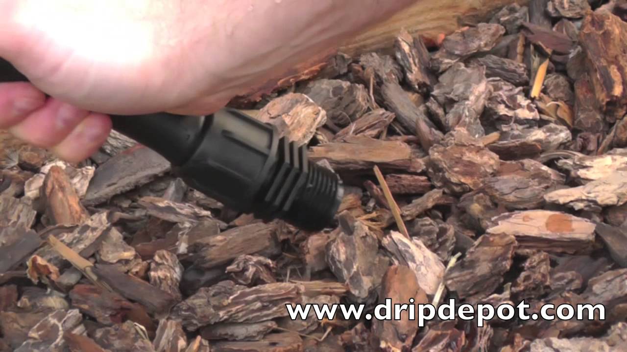 How To Cap Off a Run of Poly Drip Irrigation Tubing
