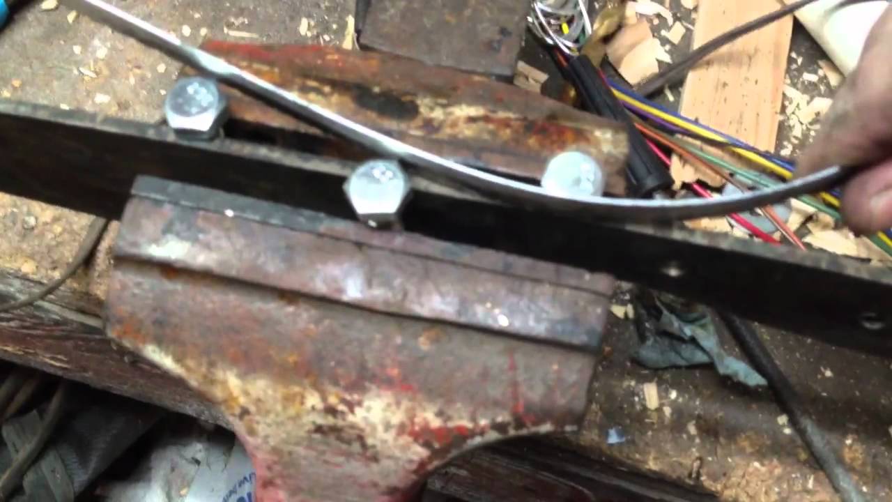 How to straighten warped blades after heat treat