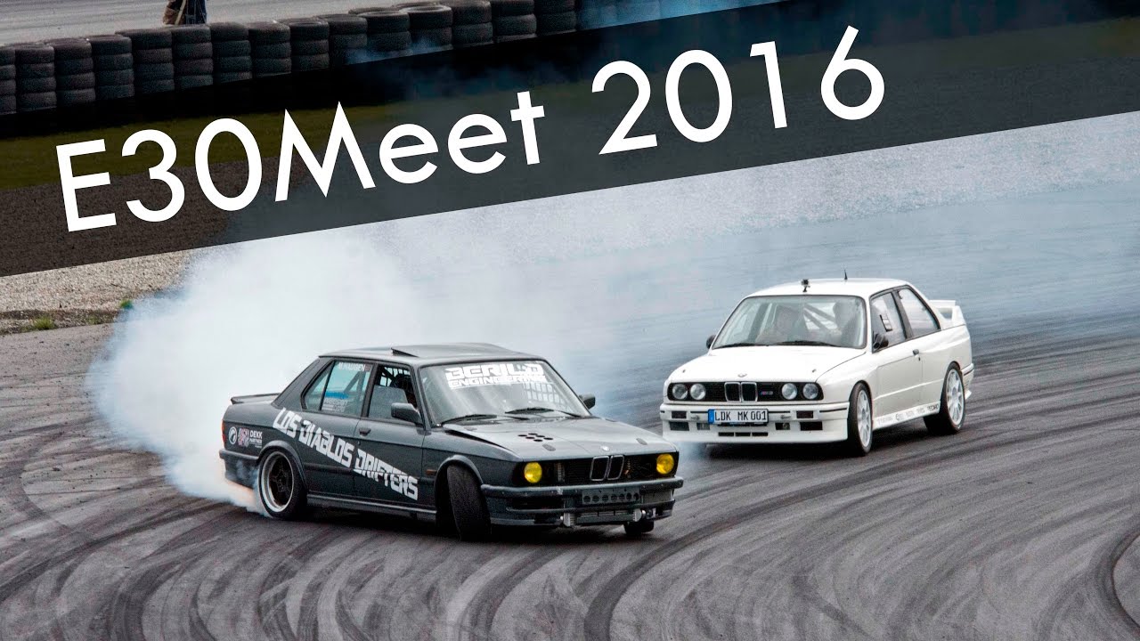 BMW Drifting at E30Meet 2016