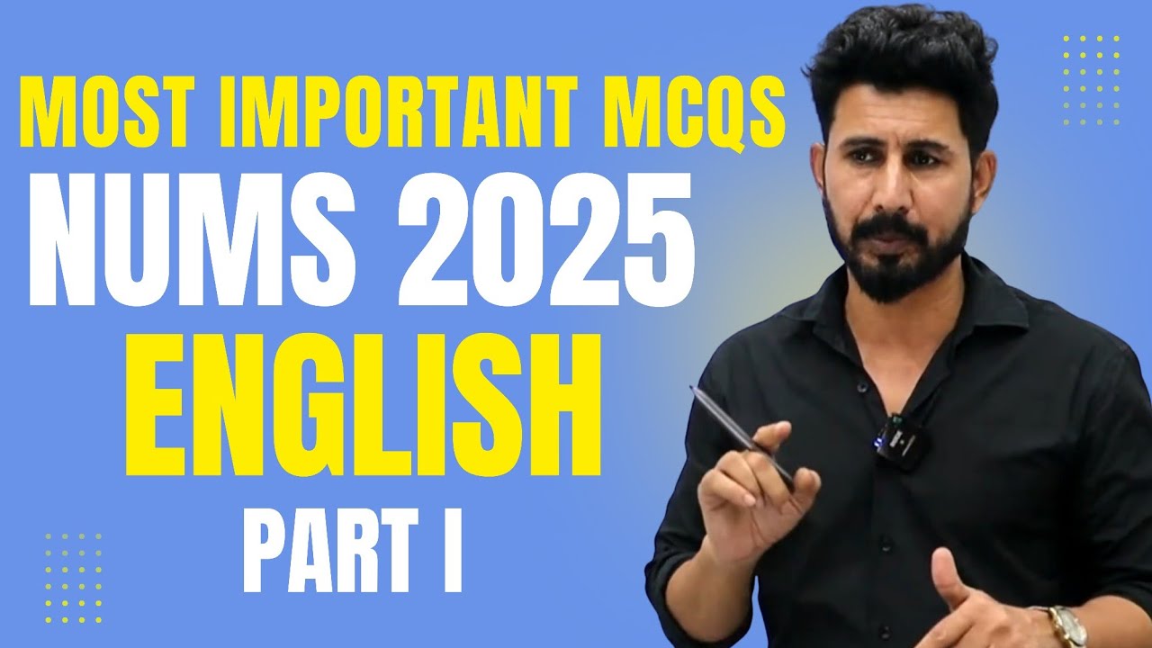 NUMS ENGLISH 2025 - GRAND REVISION ( Part I)