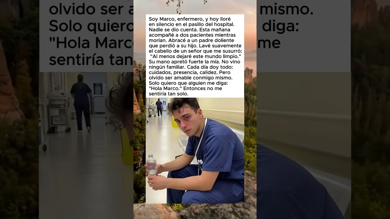 LA CARGA SILENCIOSA DE LA COMPASIÓN ENFERMERA🫶