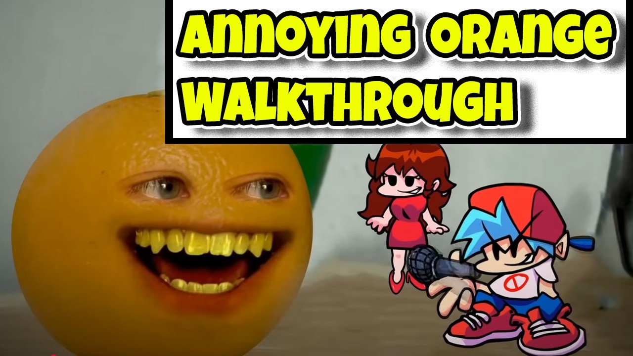 Friday Night Funkin'  Vs Corrupted Annoying Orange vs BF Diálogos