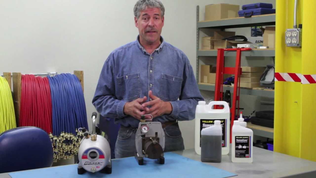 YELLOW JACKET Quick Tip: The Importance of Vacuum Pump Oil