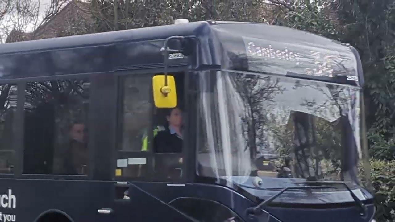 Here is the Brand New livery Stagecoach bus 26220 on the number 34 in Guildford Tuesday 10 March 