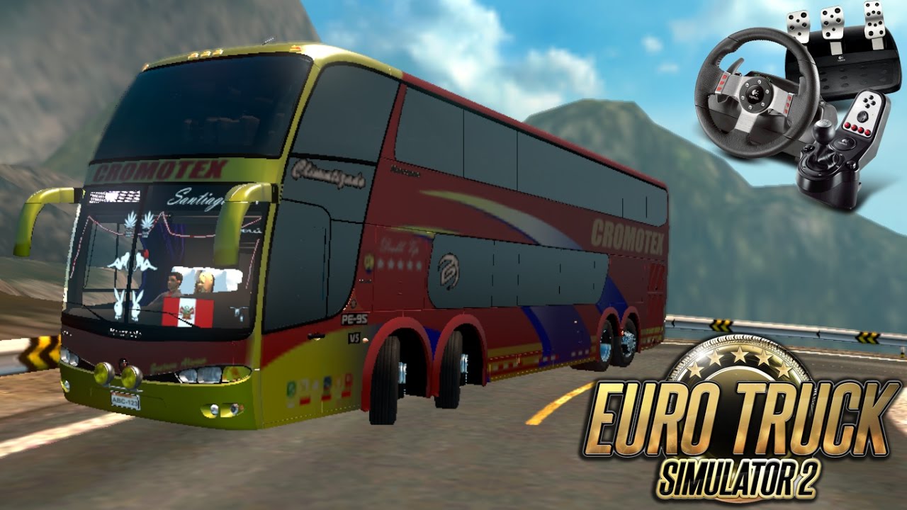 ETS 2 | CROMOTEX | Abancay-Cusco | Marcopolo G6 1800 DD 8x2 | Parte #2 | Con Logitech g27