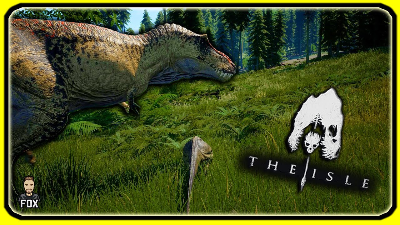 محاكي الديناصورات | حياة التيركس البحث عن الطعام the isle  (43#)