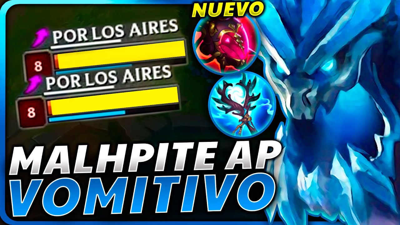 😱¡USO la *BUILD PROHIBIDA* de MALPHITE AP en MEDIO y QUIEREN LLORAR de LA FRUSTRACION!