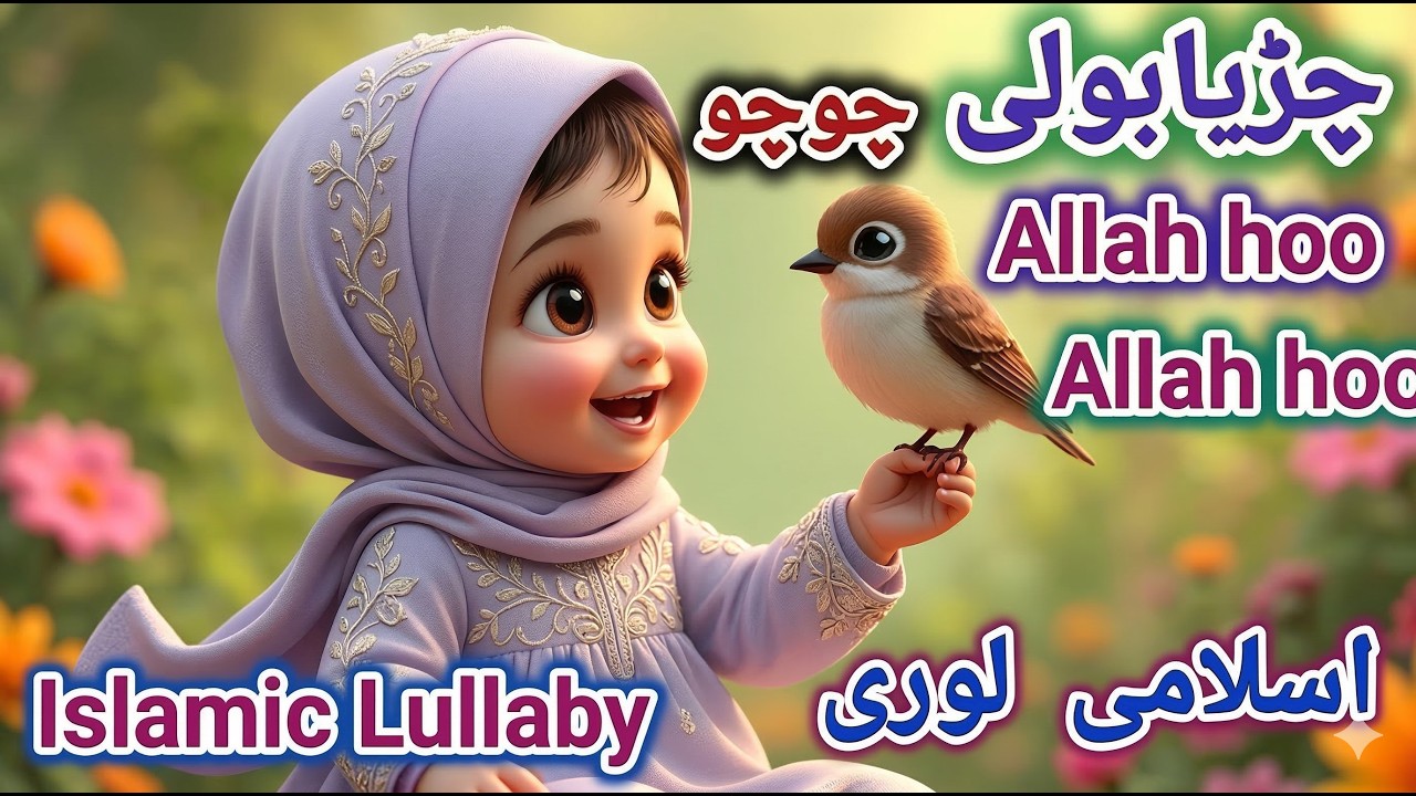 Ek Churiya boli | Allah hu Allah Hu Lori For Kids | Urdu Rhymes for kids