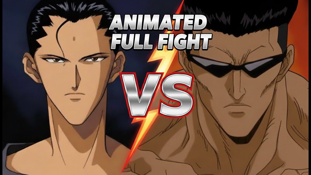 TAGURO vs SENSUI | BUONG LABAN! |  FULL FIGHT ANIMATED | GHOST FIGHTER TAGALOG
