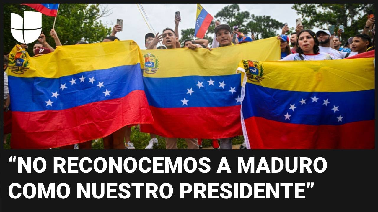 Venezolanos en Miami rechazan los resultados de las elecciones presidenciales: “La Lucha sigue”