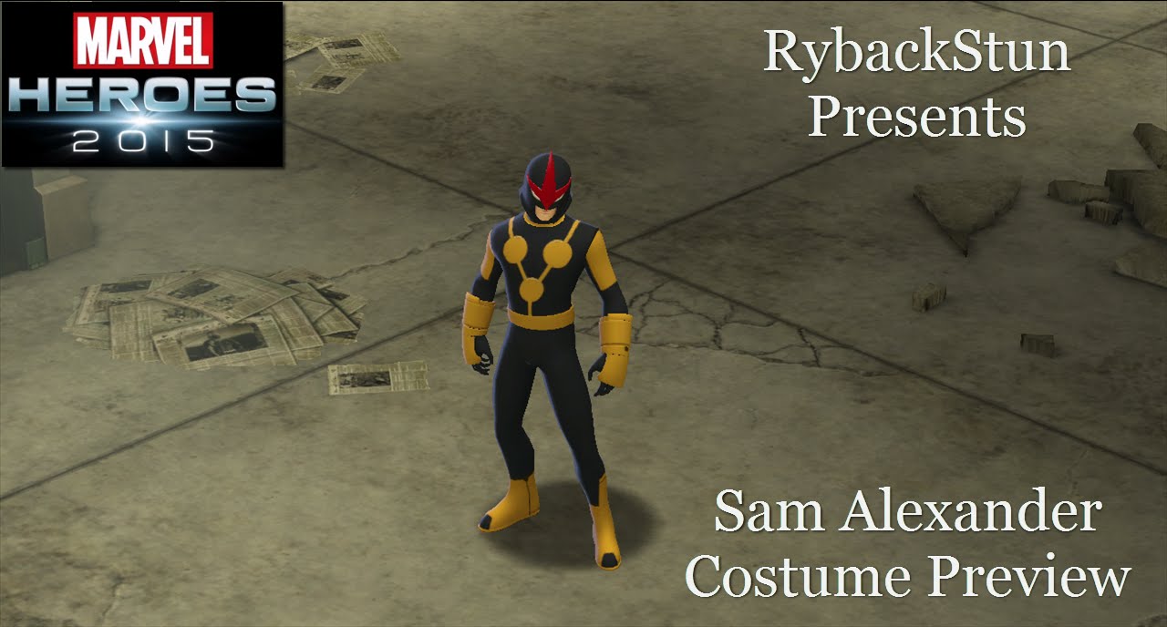 Marvel Heroes: Sam Alexander (Nova) Costume Preview