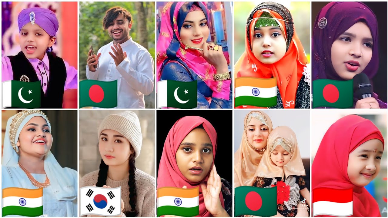 Noor Wala Aya Hai - Aayat Arif, Yumna Ajin | Who Song It Better  | 10 Different Countries | Naat