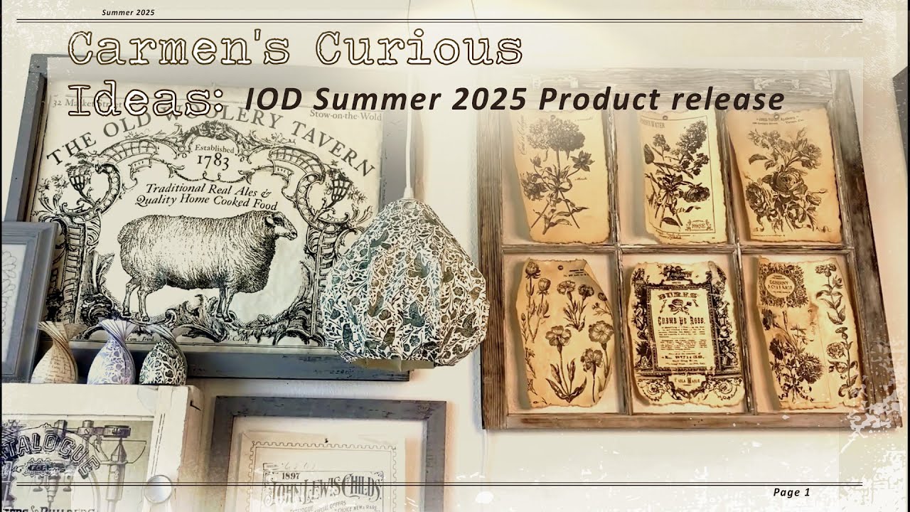 Carmen's Curious IOD 2025 Summer Release Ideas