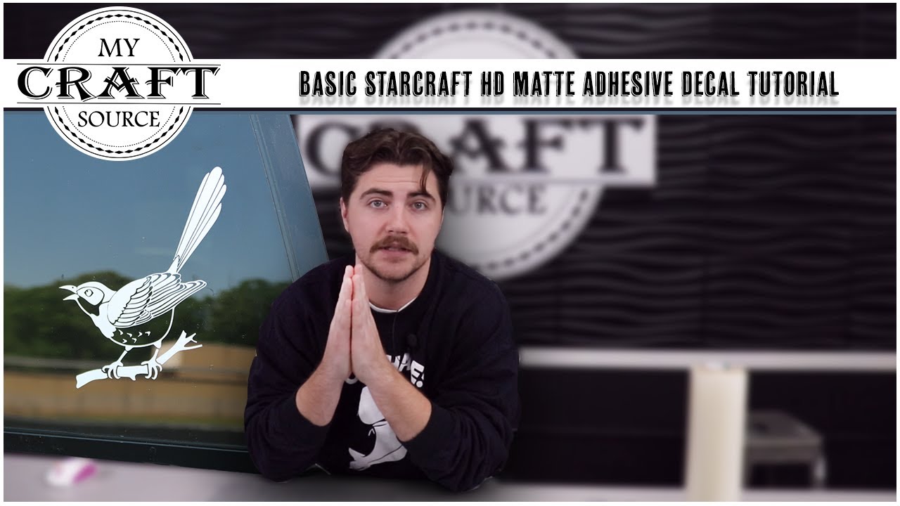 HOW TO MAKE A VEHICLE DECAL | StarCraft HD Permanent Adhesive Vinyl | StarCraft SOLO Vinyl Cutter