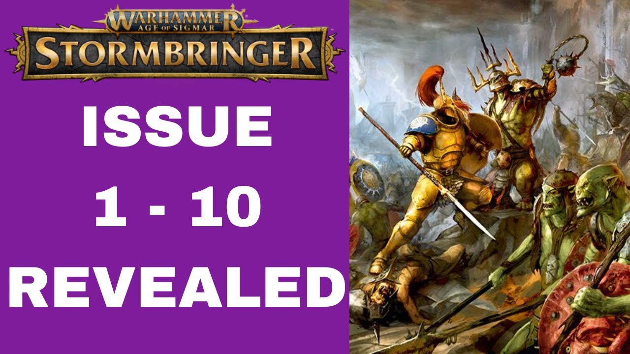 Warhammer AoS: Stormbringer Magazine - Issues 1 - 10 Revealed!
