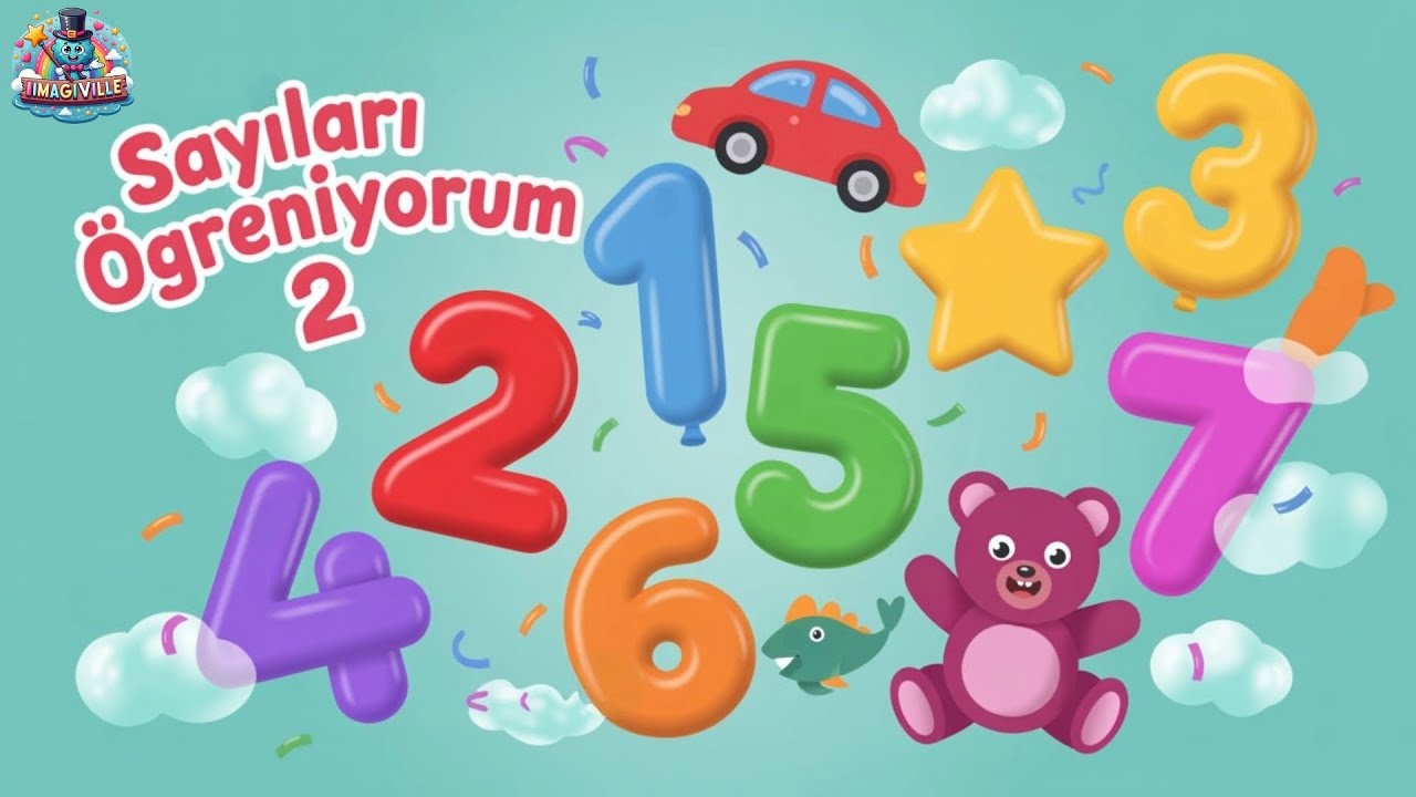 Sayıları Eğlenerek Öğren! | Sayıları Öğreniyorum 2 🎈📚