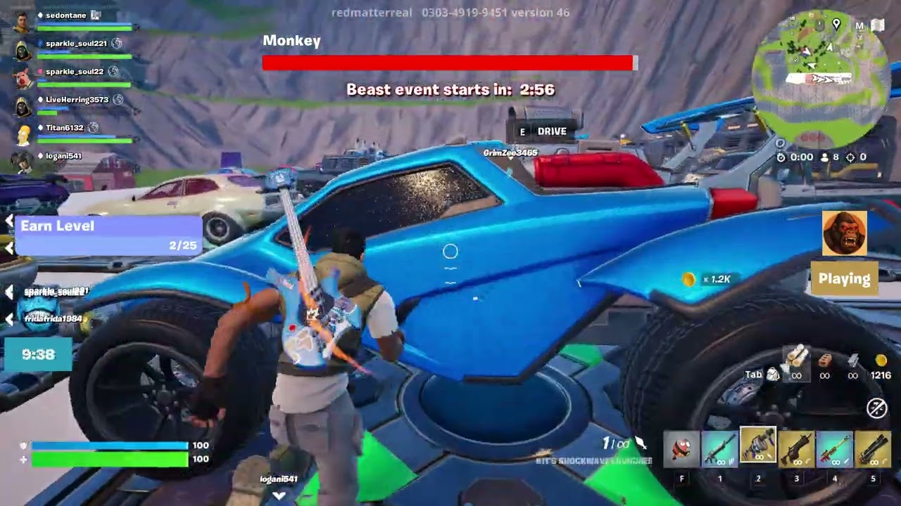 Fortnite  for the first time