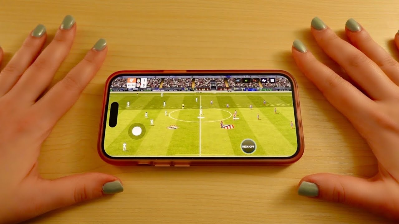 ASMR Playing FC Mobile + gum chewing