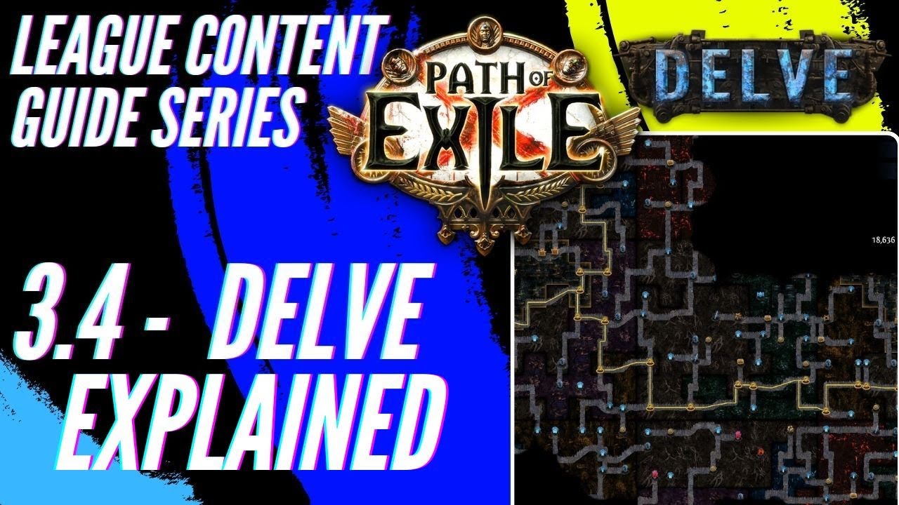 Path Of Exile - League Content Guide Series - 3.4 Delve / Fossils / Aul / Resonators / Deep Delve