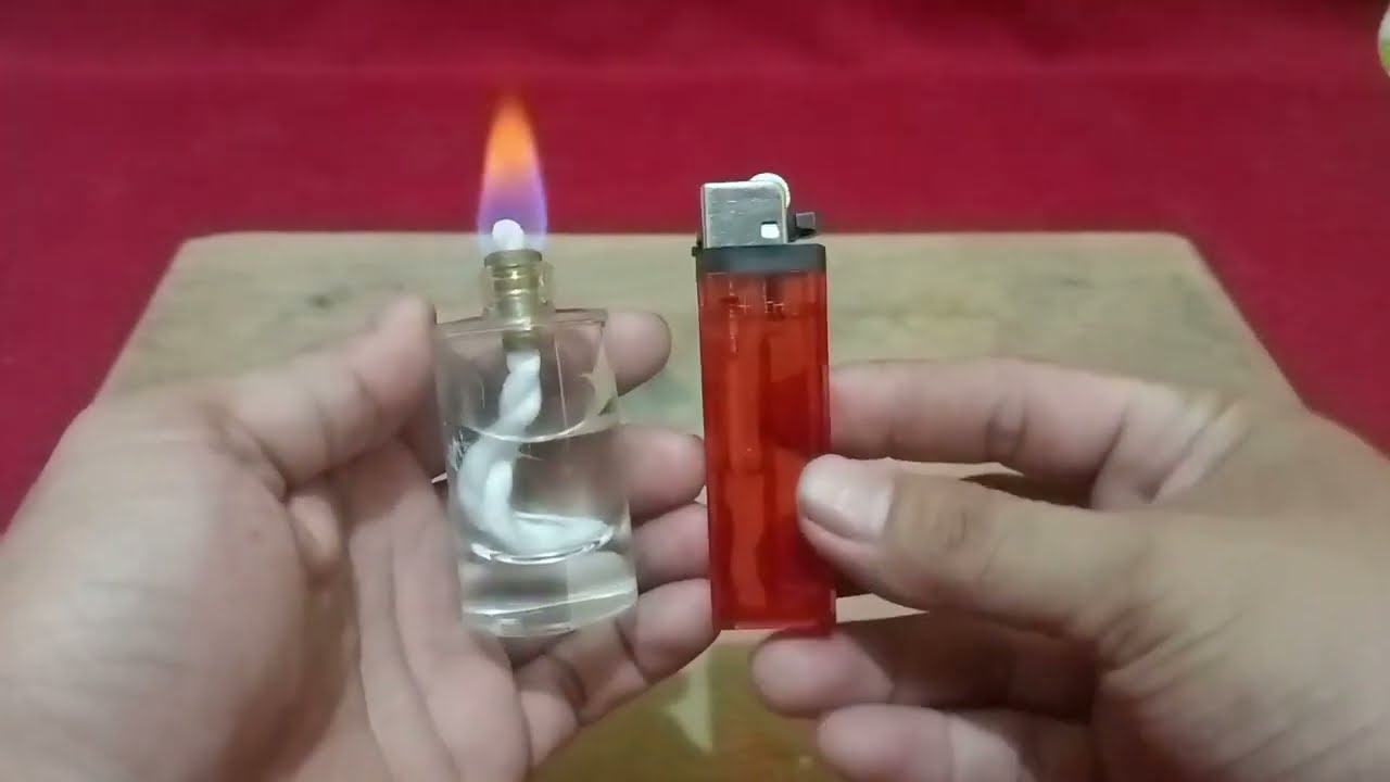 Memanfaatkan botol bekas jadi lampu minyak