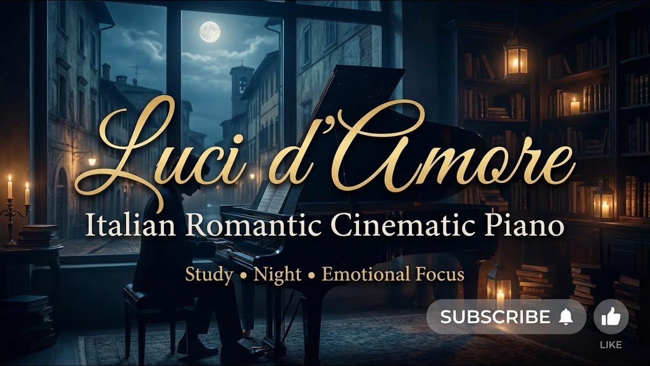 Luci d'Amore | Romantic Cinematic Piano for Focus & Feeling