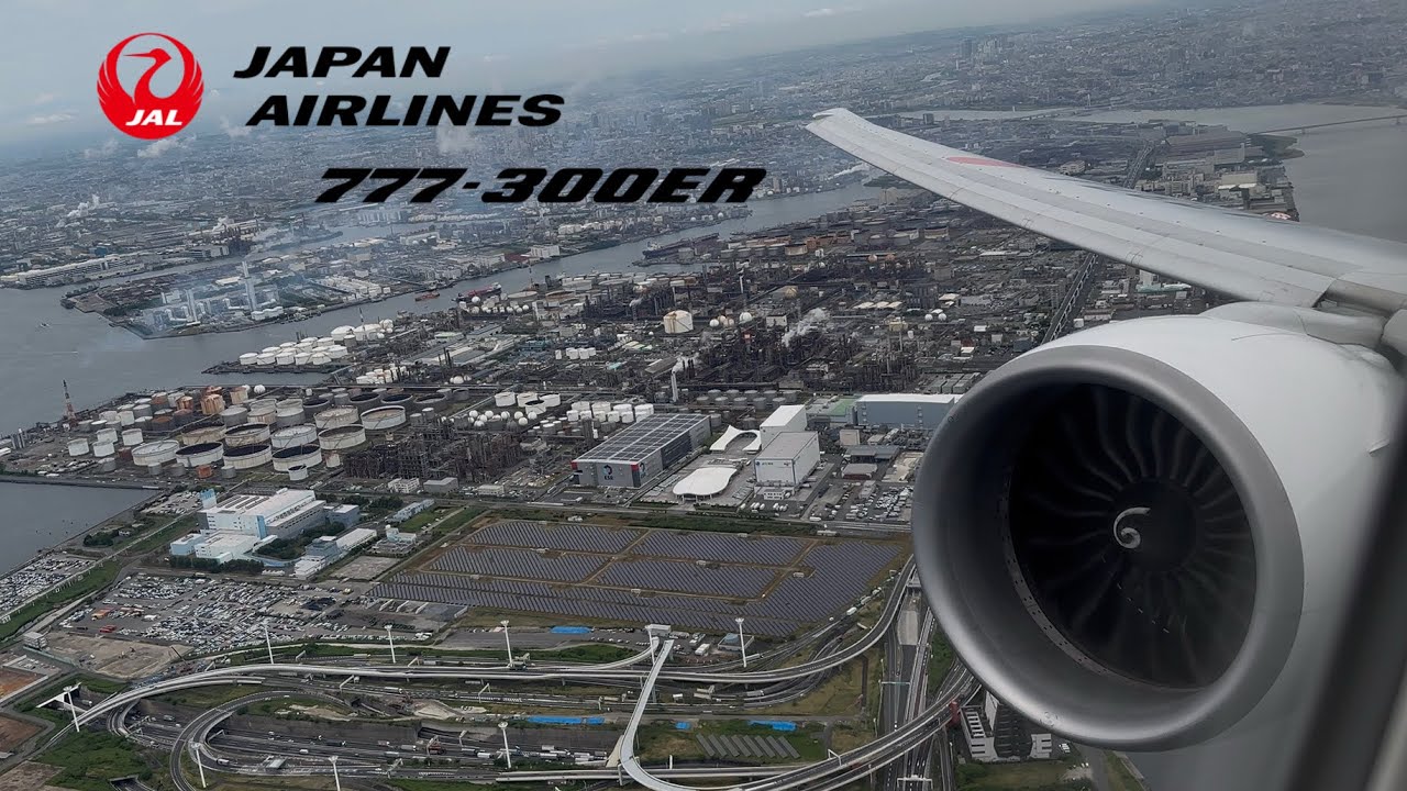 [4K]PURE GE90 POWER! JAL 777-300ER Takeoff From Tokyo Haneda