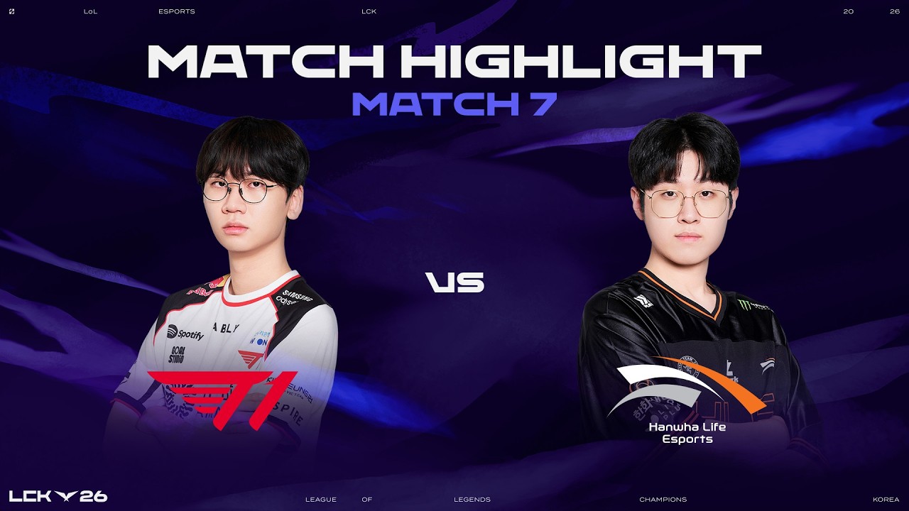 T1 vs HLE | 매치 7 하이라이트 | 2026 LCK