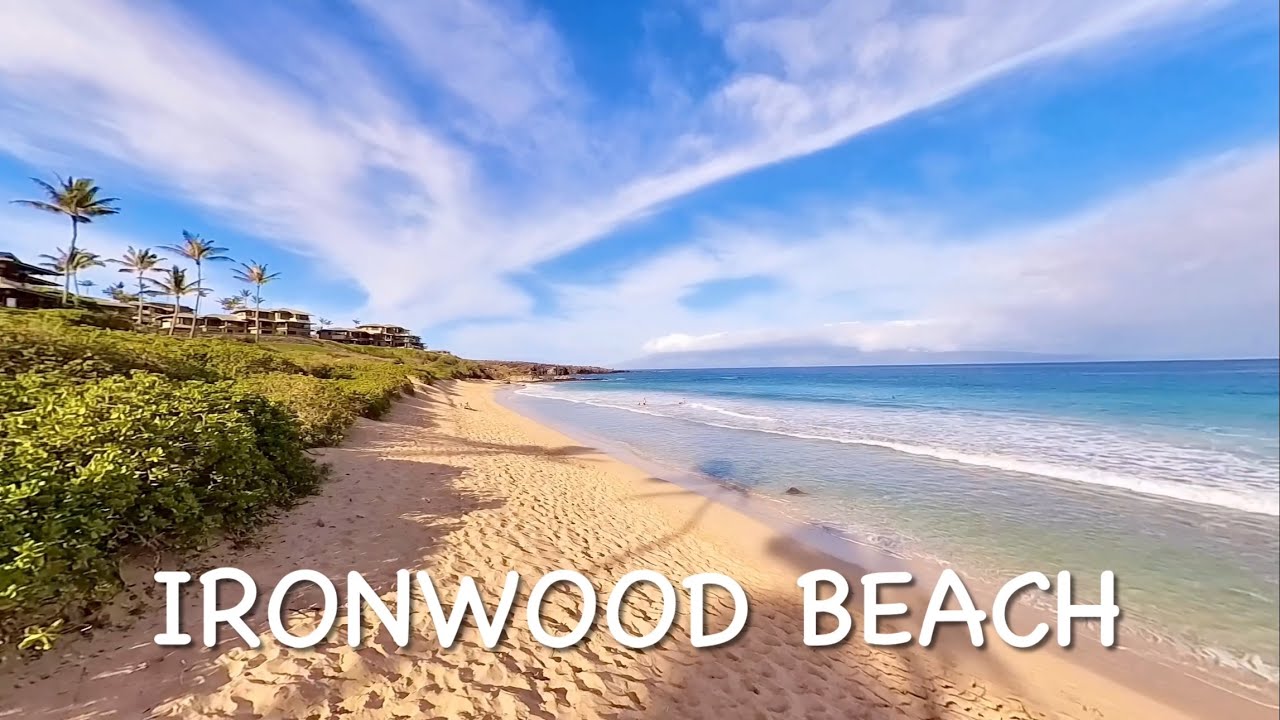 Ironwood Beach 🏖️ Maui, Hawaii 🌺 #beachwalker