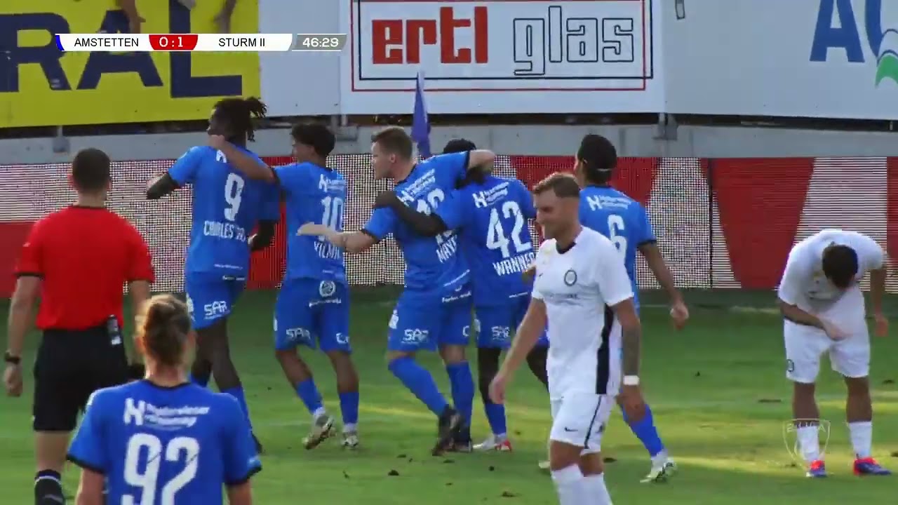 SKU Amstetten gegen Sk Sturm Graz|| Zweite Liga Saison 2024/ 2025 Runde 4