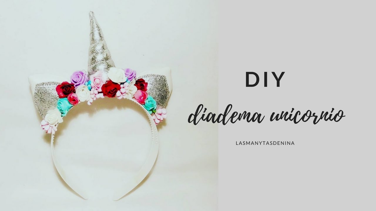 DIADEMA UNICORNIO  DIY