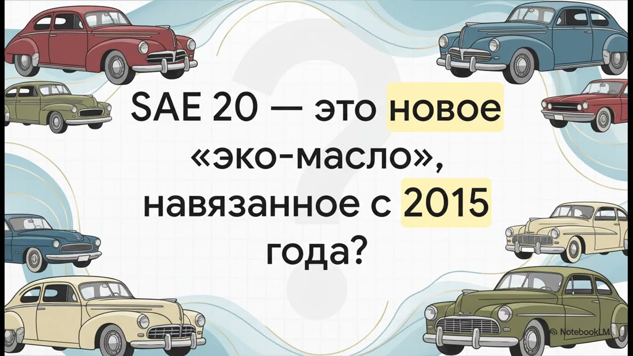 Легенды о вязкости SAE 20 (и 0W-20)