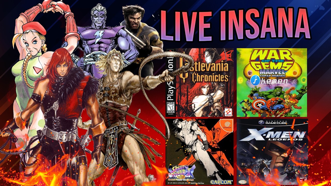 CASTLEVANIA CHRONICLES, BORA ZERAR O MODO ARRANGE! + SUPER SF2 TURBO (DREAMCAST), X-MEN LEGENDS