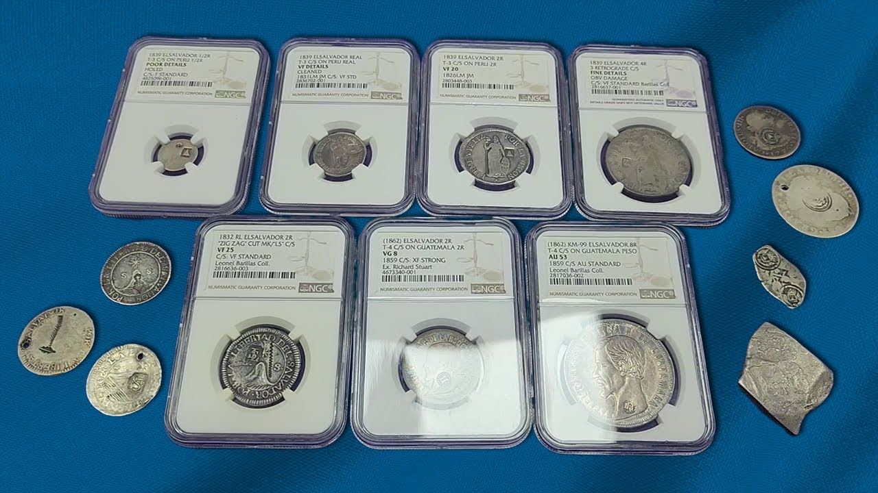 LOS RESELLOS DEL SALVADOR | MONEDAS RARAS DE CENTROAMÉRICA