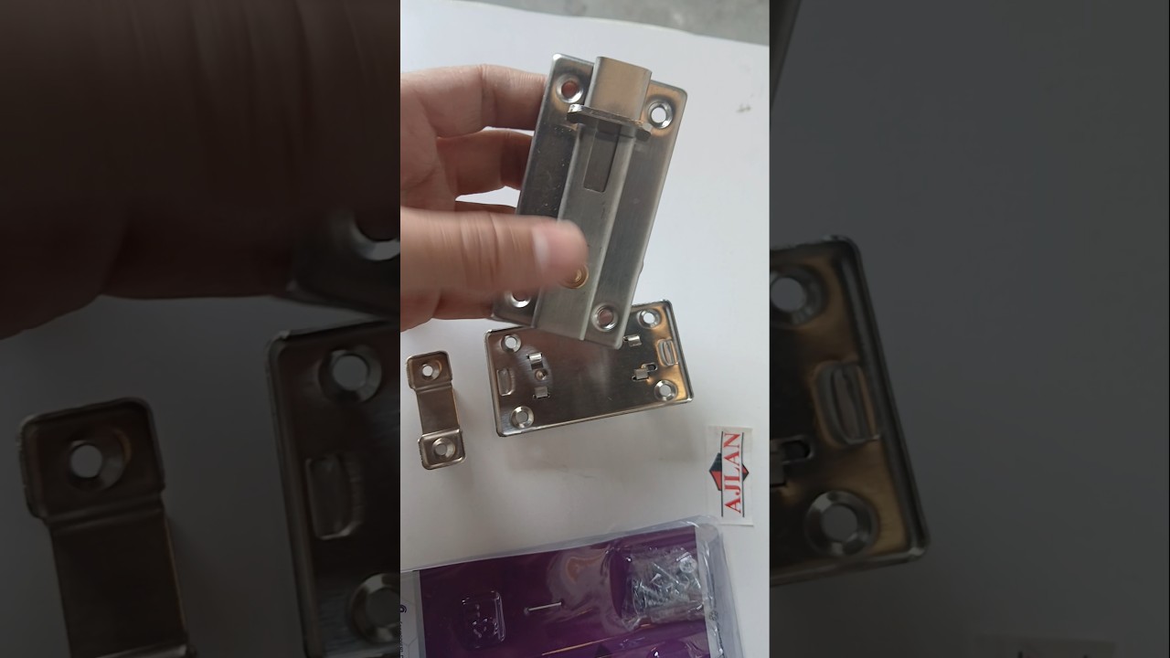 PUSH TOWER BOLT SIZE#hardware#carpentry