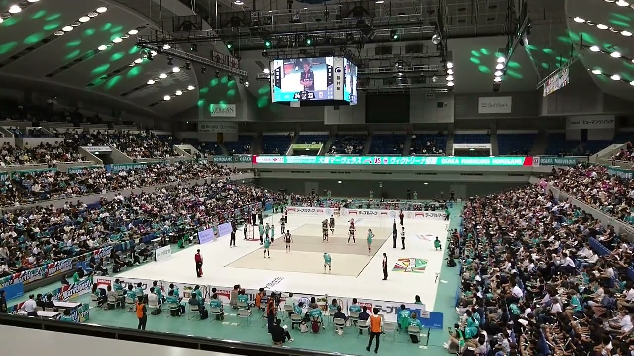 SVリーグ25-26 10.11 大阪マーヴェラス　対　ヴィクトリーナ姫路　３セットポイント