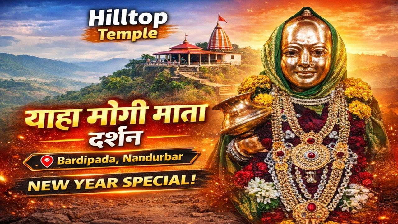 कुलदेवी याहा मोगी माता मंदिर बर्डीपाड़ा दर्शन | Daman Dari | Bardipada Yaha Mogi Mata Temple | VLOG